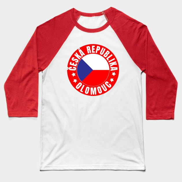 Olomouc Ceska Republika Baseball T-Shirt by footballomatic